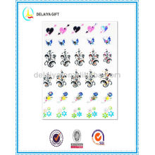 hot fashion glitter nail sticker/nail art product for girls